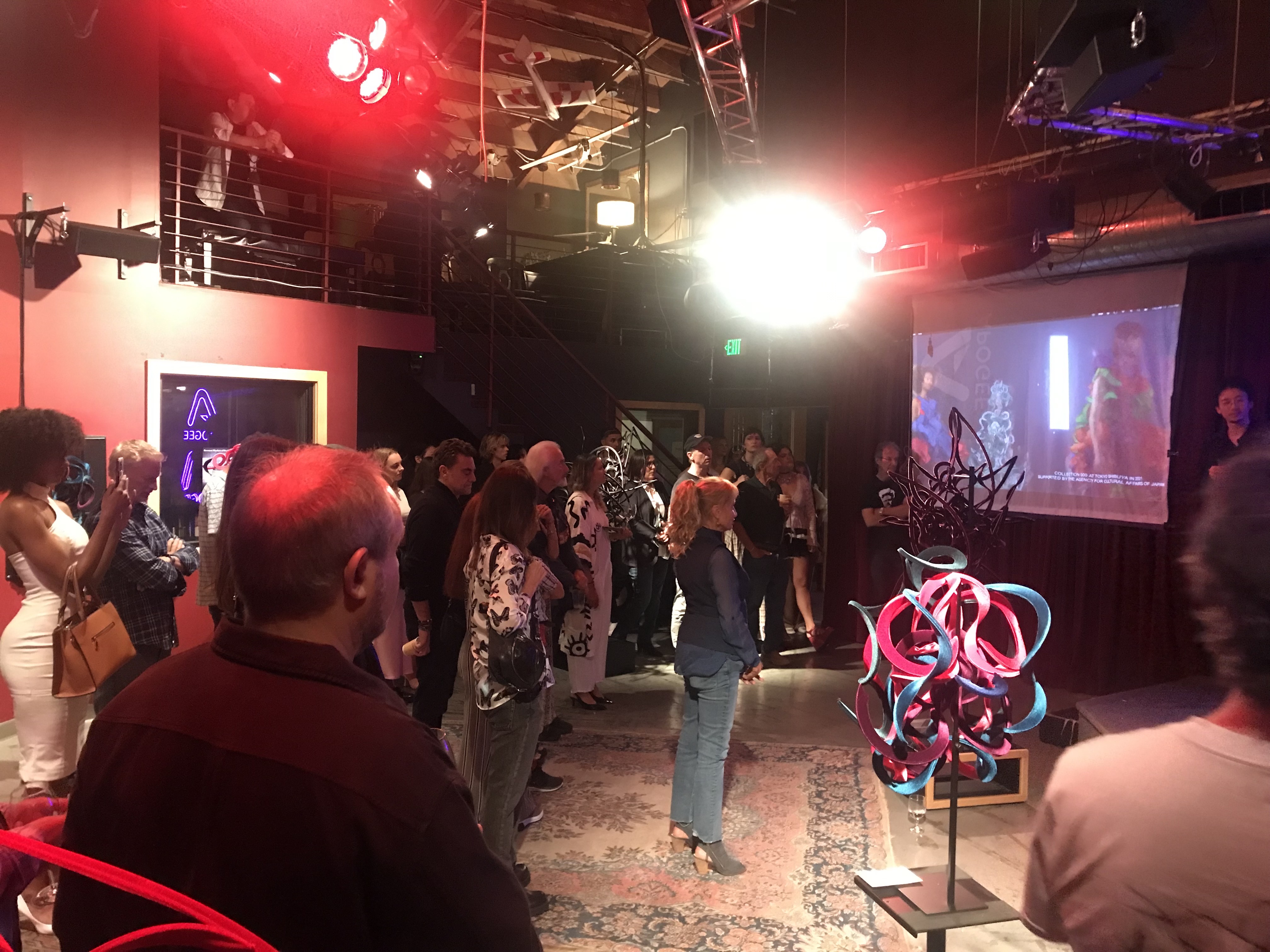 Art and music project at Apogee Studio in Los Angeles