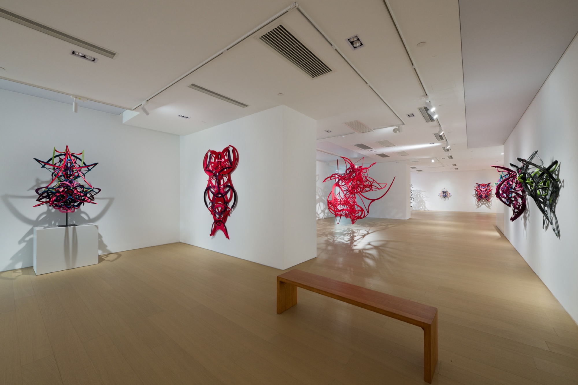 Installation view of Ryunosuke Okazaki’s solo exhibition Oracle at Tang Contemporary Art Hong Kong